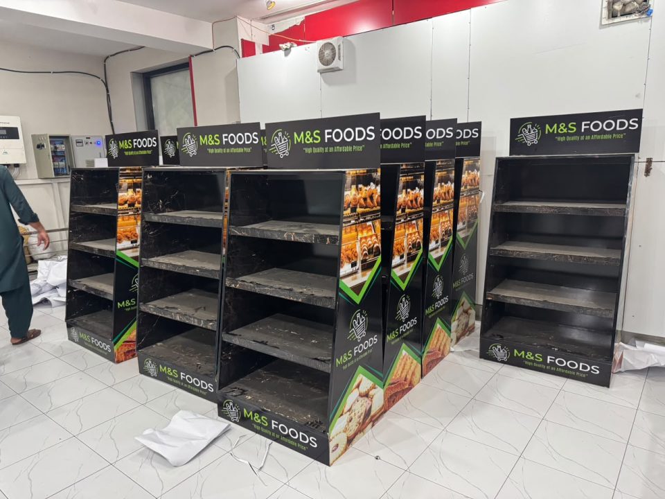 M&S Foods – Custom Branded Retail Display Racks — photo 2