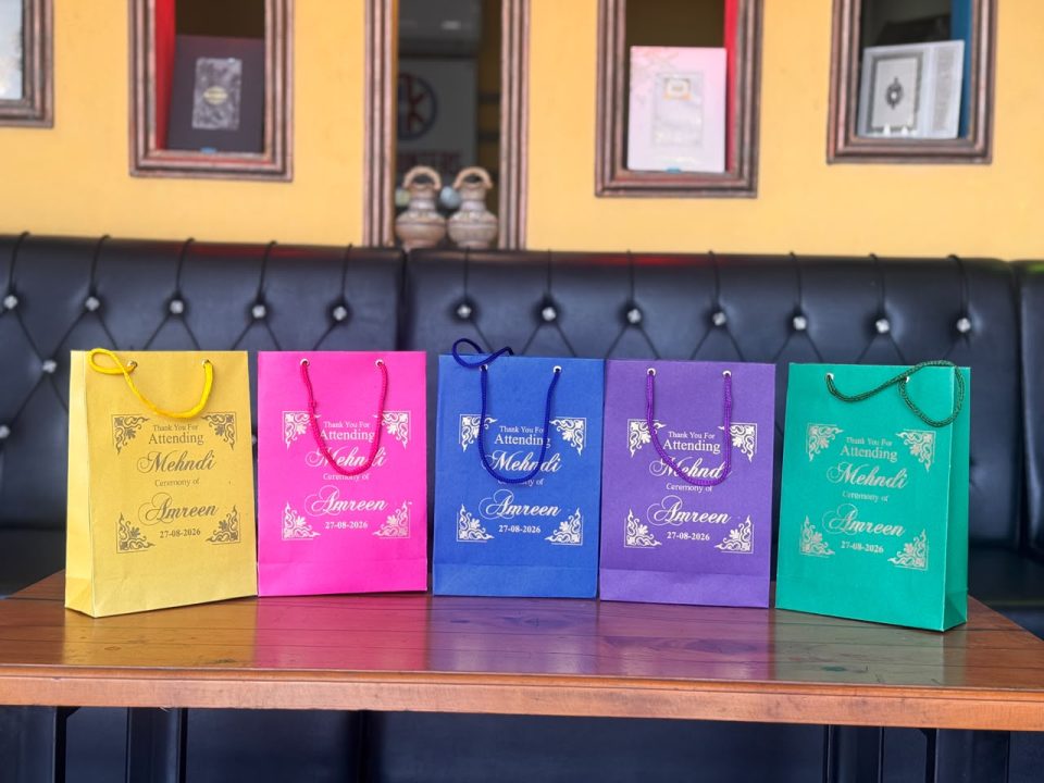 Mehndi Bags – Personalised Gift Bags — photo 1